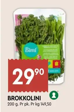 Coop Mega BROKKOLINI tilbud