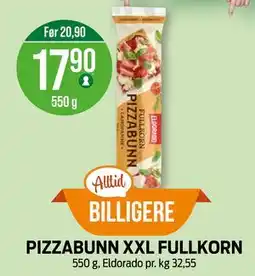 Kiwi PIZZABUNN XXL FULLKORN tilbud