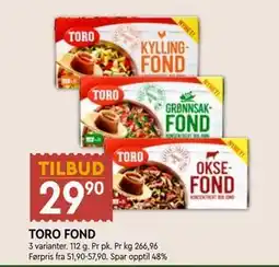 Coop Mega TORO FOND tilbud