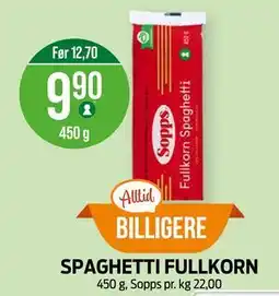 Kiwi SPAGHETTI FULLKORN tilbud