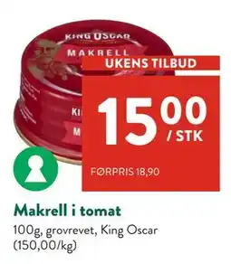 Jacobs Makrell i tomat tilbud