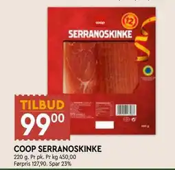Coop Mega COOP SERRANOSKINKE tilbud