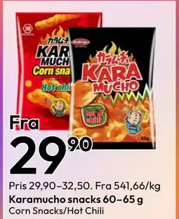 Gigaboks Karamucho snacks 60–65 g tilbud