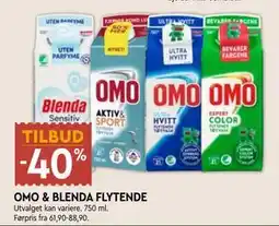 Coop Mega OMO & BLENDA FLYTENDE tilbud