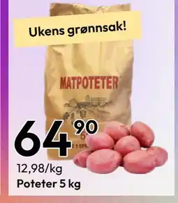 Gigaboks Poteter 5 kg tilbud