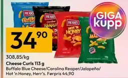 Gigaboks Cheese Curls 113 g tilbud