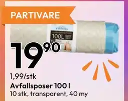 Gigaboks Avfallsposer 100 l tilbud