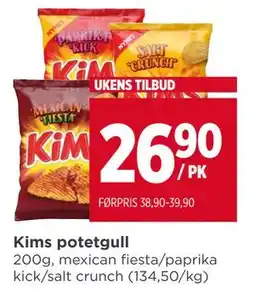 Meny Kims potetgull tilbud