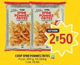 Coop Prix COOP SPRØ POMMES FRITES tilbud