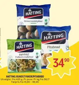 Coop Prix HATTING RUNDSTYKKER/PITABRØD tilbud