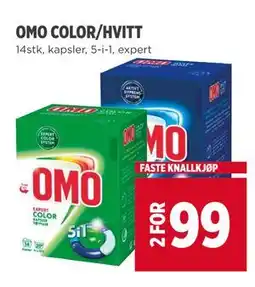 Meny OMO COLOR/HVITT tilbud