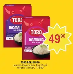 Coop Prix TORO BOIL IN BAG tilbud