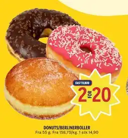 Coop Prix DONUTS/BERLINERBOLLER tilbud