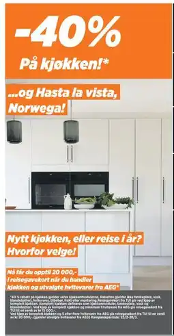 POWER 40% På kjøkken! tilbud