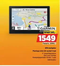 POWER GPS-navigator tilbud