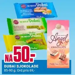 Europris DUBAI SJOKOLADE tilbud