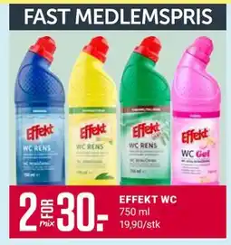 Europris EFFEKT WC, Medlemspris tilbud