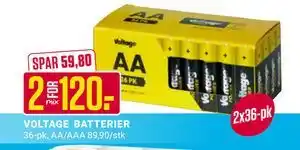 Europris VOLTAGE BATTERIER tilbud