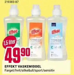 Europris EFFEKT VASKEMIDDEL tilbud