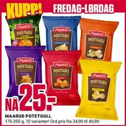 Europris MAARUD POTETGULL tilbud