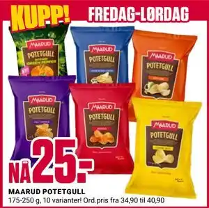 Europris MAARUD POTETGULL tilbud