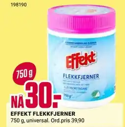 Europris EFFEKT FLEKKFJERNER tilbud
