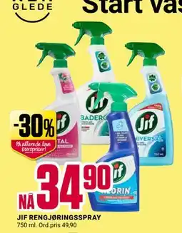 Europris JIF RENGJØRINGSSPRAY tilbud