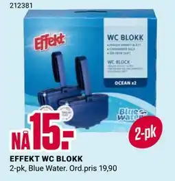 Europris EFFEKT WC BLOKK tilbud