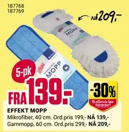 Europris EFFEKT MOPP tilbud