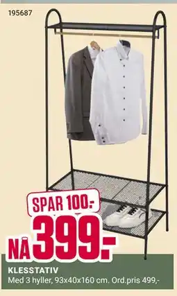 Europris KLESSTATIV tilbud