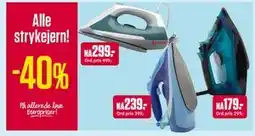 Europris Alle strykejern! tilbud