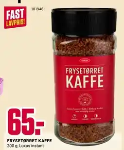 Europris FRYSETØRRET KAFFE tilbud