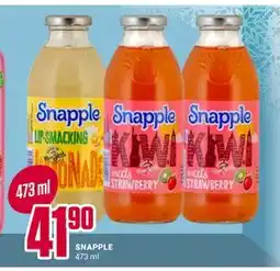 Europris SNAPPLE tilbud