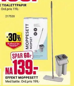Europris EFFEKT MOPPESETT tilbud