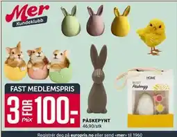 Europris PÅSKEPYNT, Medlemspris tilbud