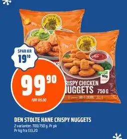 Coop Obs DEN STOLTE HANE CRISPY NUGGETS tilbud