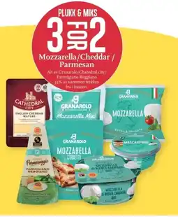 CC Mat Mozzarella/cheddar / parmesan tilbud