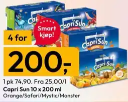 Gigaboks Capri-sun tilbud