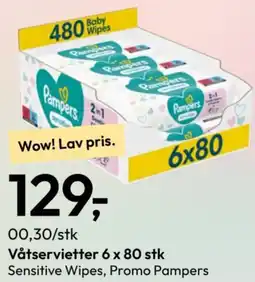 Gigaboks Våtservietter 6 x 80 stk tilbud
