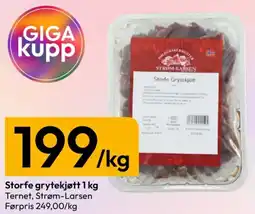 Gigaboks TERNET Storfe grytekjøtt tilbud