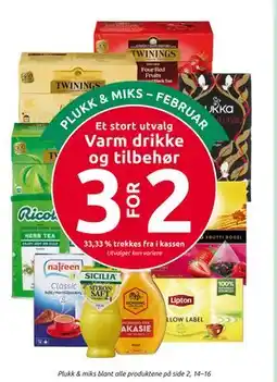 Joker Et stort utvalg Varm drikke og tilbehør tilbud