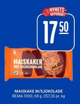 Rema 1000 MAISKAKE M/SJOKOLADE tilbud