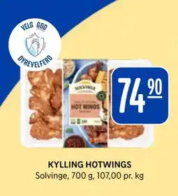 Rema 1000 KYLLING HOTWINGS tilbud