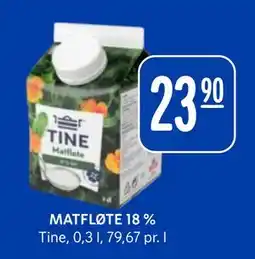 Rema 1000 MATFLØTE 18 % tilbud