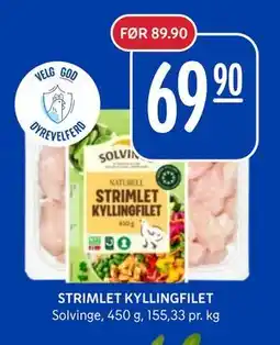 Rema 1000 STRIMLET KYLLINGFILET tilbud