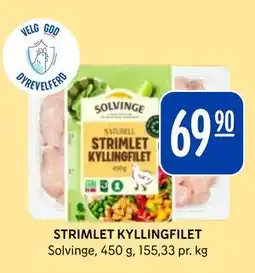 Rema 1000 STRIMLET KYLLINGFILET tilbud