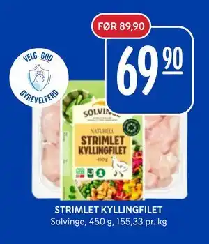 STRIMLET KYLLINGFILET