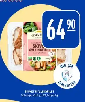SKIVET KYLLINGFILET
