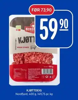 Rema 1000 KJØTTDEIG tilbud