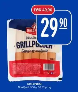 Rema 1000 GRILLPØLSE tilbud